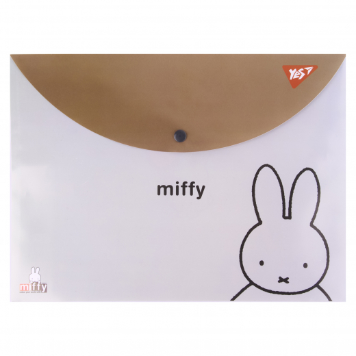 Папка-конверт Yes А4 на кнопці Miffy