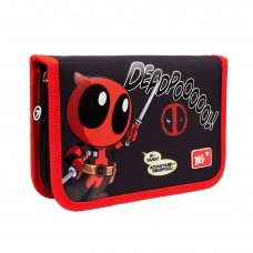 Пенал твердий YES одинарний з двома клапанами HP-04 Marvel Deadpool