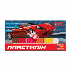 Пластилін 1 Вересня 6 кол 120г Maxdrift