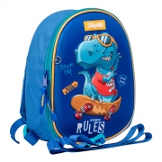Рюкзак детский 1Вересня K-43 "Dino rules", синий