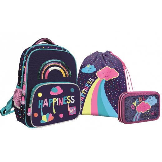 Шкільний набір Yes  S-72_Collection "Happiness" 3 предм.