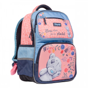 Рюкзак шкільний напівкаркасний 1Вересня S-105 MeToYou рожевий/блакитний