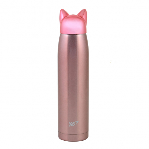 Термос YES Pink Cat, 320 мл