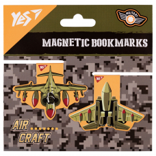 Закладки магнітні Yes Military, 2шт