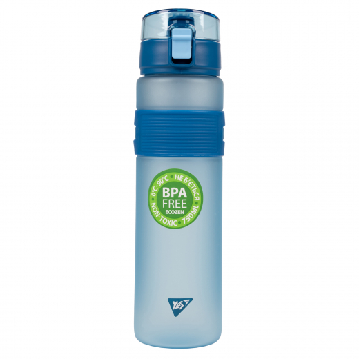 Пляшка для води Yes Fusion 750 мл, блакитна