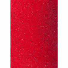Набір Фетр Santi м'який з гліттером, червоний, 21*30см (10л)