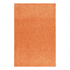 Фоаміран ЕВА помаранчевий з гліттером, 200*300 мм, товщина 1,7 мм, 10 листів