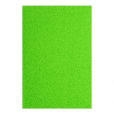 Фоаміран ЕВА яскраво-зелений махровий, 200*300 мм, товщина 2 мм, 10 аркушів