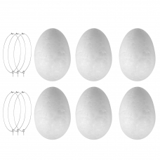 Пінопластові заготовки SANTI Яйце 6 штук 4 см