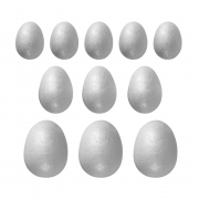 Пінопластові заготовки SANTI Яйце 11 штук микс размеров