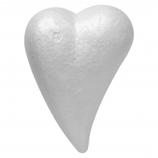 Пінопластова заготовка SANTI Серце фігурне 1 штука 12 см