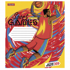 Зошит для записів 1Вересня Sport games 36 аркушів клітинка