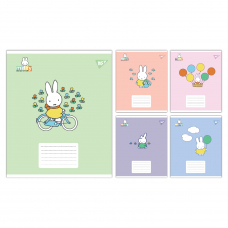 Зошит учнівський шкільний Yes Miffy Playfull А5 24 аркушів клітинка