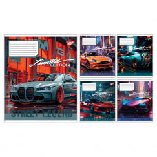 Зошит учнівський шкільний Yes Sreet legend А5 12 аркушів клітинка