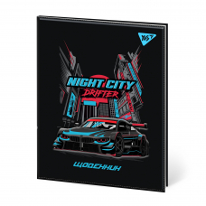 Щоденник шкільний YES PU Night city drifter