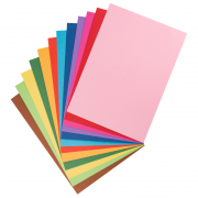 Набір кольорового картону тонованого у масі А4 (12 арк)