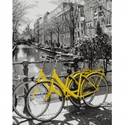 Картина за номерами в коробці "Прогулянка на велосипеді", 40*50 см., SANTI