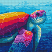 Алмазна мозаїка SANTI Черепаха, 40*40см на підрамнику