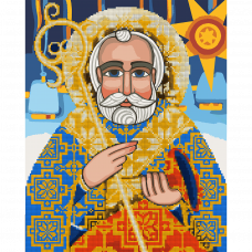 Картина за номерами з алмазною мозаїкою SANTI Святий Миколай 40*50 см ©mosyakart