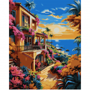Картина за номерами SANTI Тропічний рай 40х50