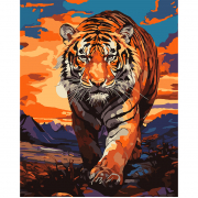 Картина за номерами SANTI Тигр  40х50