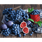 Картина за номерами SANTI Інжир та виноград, 40*50