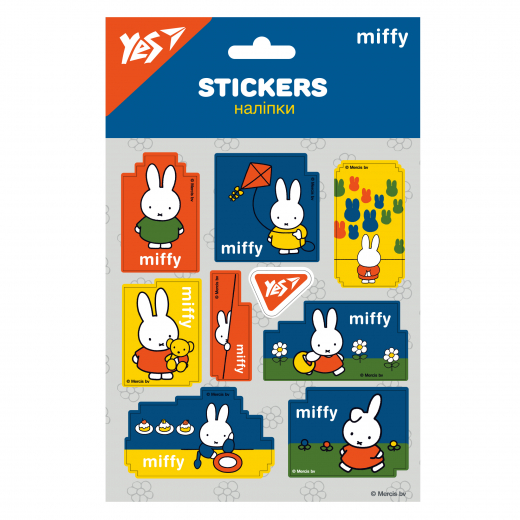 Набір наліпок стікерів Yes Miffy 2