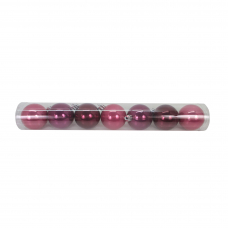 Куля Yes! Fun d-5см, 7шт./уп., блідо-пурпур.-3, вишнева-2, сливова-2; перл.