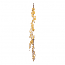 Гілка декоративна Yes! Fun с листям, 150 см, золотая