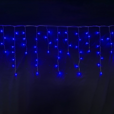 Гірлянда світлодіодна бахрома Novogod'ko, 84 LED, синя, 2,1*0,7 м, 8 реж., коннектор