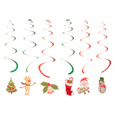 Підвіска спіраль Novogod'ko Merry Christmas, 60 см, 6 шт.