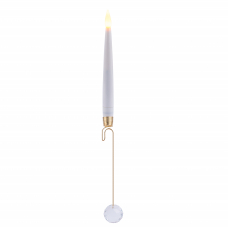 Набір свічок Novogod'ko "Antigravity" з кристалом з пультом, 32см, 3 шт., LED