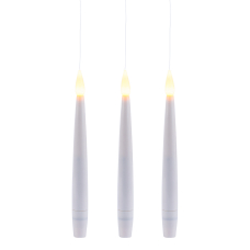Набір свічок Novogod'ko "Свічки, що літають", з пультом, 15см, 3 шт., LED