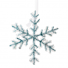 Декор Yes!Fun Сніжинка, світло-блакитна, 15 см
