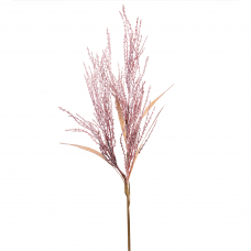Гілка декоративна Yes! Fun Пампасна трава, рожева, засніжена, 84 см