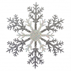 Сніжинка декоративна Novogod'ko, 26 см, пластик