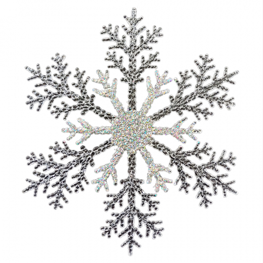 Сніжинка декоративна Novogod'ko, 26 см, пластик