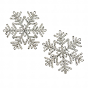 Сніжинки декоративні Novogod'ko, 12 cм, 2 шт/уп, пластик