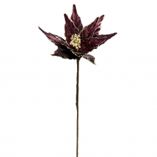 Квітка декоративна Yes! Fun Пуансетія фіолетова 23 см