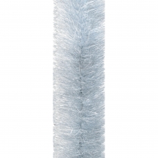Мішура Novogod'ko (срібло) діаметр 10 см, 3 м