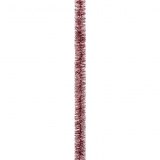 Мішура Novogod'ko Флекс (рожеві перлини) діаметр 2,5 см, 2 м