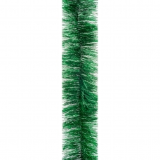 Мішура Novogod'ko (зелений металік) діаметр 7,5 см, 2 м