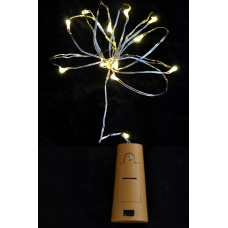 Гірлянда світлодіодна Yes! Fun LED "Сork light for bottle", 15 ламп, молочно-біла, 1,60 м