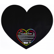 Крейдяний стікер самоклеючий "Серце", 49*42 см, 1 шт