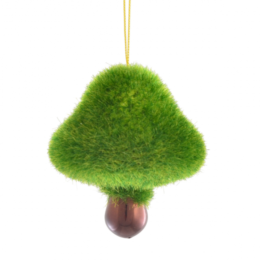 Іграшка Yes! Fun новорічна "Лісовий гриб" d-5.5 см, зелений