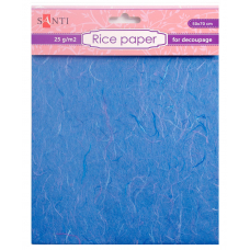 Рисовий папір, блакитний, 50*70 см